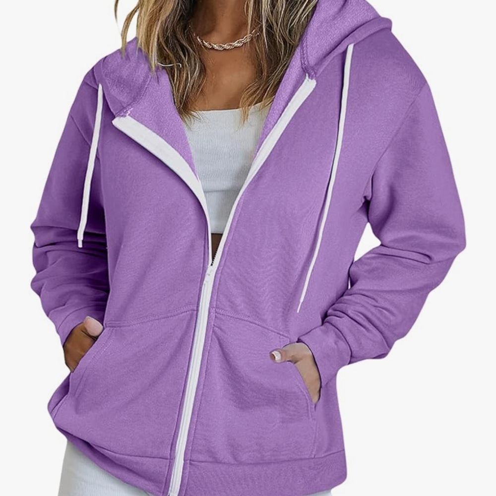 Dokotoo purple hoodie sweatshirt